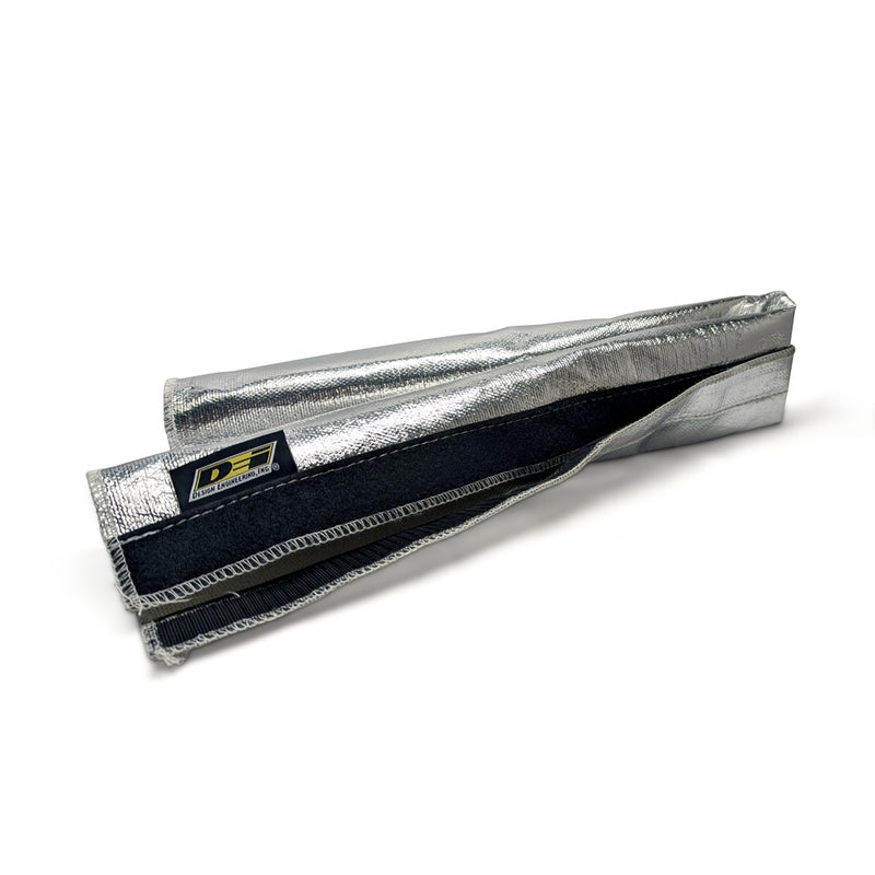 Design Engineering Heat Shroud 10487 2" - 2-1/2" I.D. x 3ft Aluminized Sleeving for Ultimate Hi-Temp Protection (with Hook and Loop Closure)